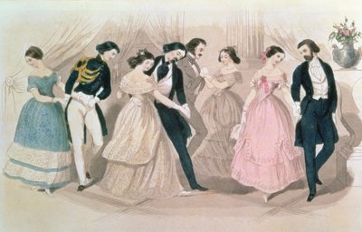 The Polka Fashions, from Godey